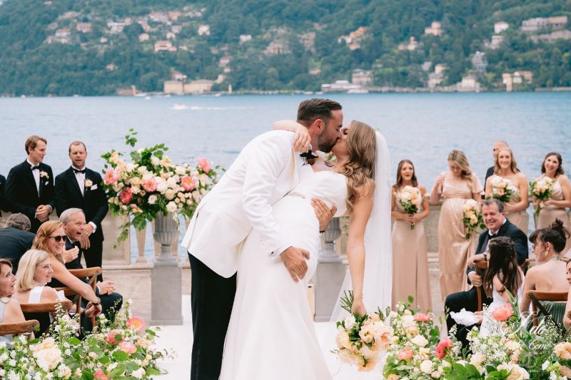 A luxurious wedding at Villa Pizzo, Lake Como wedding in lake Como